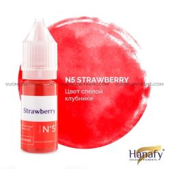 Mực HANAFY Lips - N5 - Strawberry - Đỏ Dâu Tây