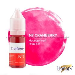 Mực HANAFY Lips - N7 - Cranberry - Hồng Lạnh