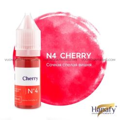 Mực HANAFY Lips - N4 - Cherry - Đỏ Cherry