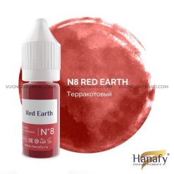 Mực HANAFY Lips - N8 - Red Earth - Đỏ Đất