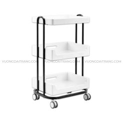 Xe Đẩy 3 Tầng Khung Chữ U
